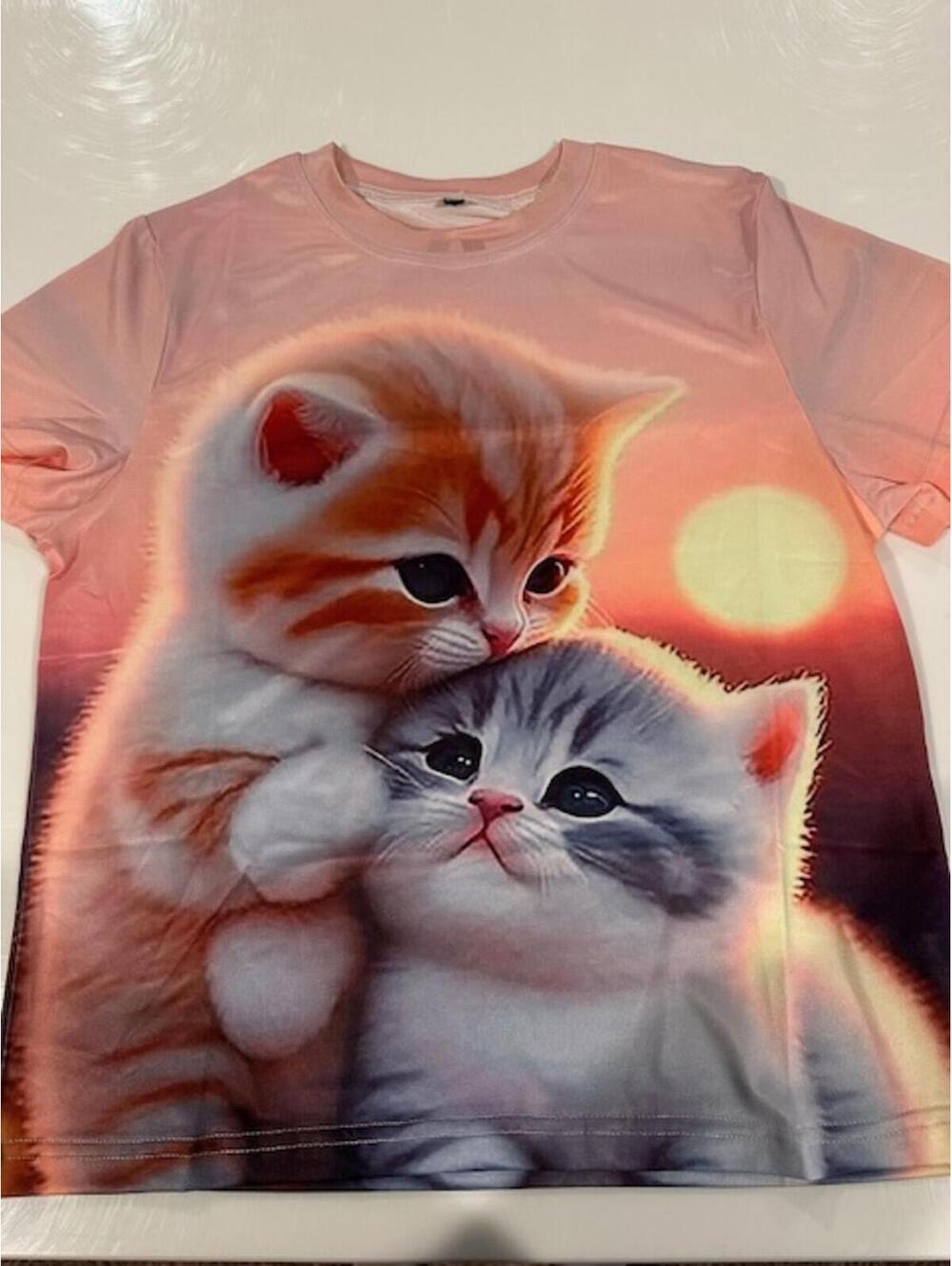 Kittens and Sunset- Youth Tshirt